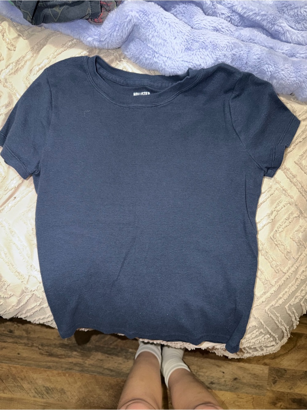 Hollister Navy Baby Tee